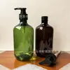 300 500ML Frasco de Loção com Pressão de Grande Capacidade Shampoo Gel de Banho Sub-frasco Hotel B&b Substituição Frasco Vazio