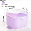 Caja de desinfección para decoración de uñas, herramienta de desinfección de doble espesor, cabezal de pulido con remojo en alcohol, filtro, caja de almacenamiento para limpieza con agua