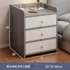 Mesita de Noche Pequeña para Dormitorio del Hogar 2026 Venta Caliente Almacenamiento Gabinete Pequeño Mesita de Noche para Habitación de Alquiler Estante de Almacenamiento Simple