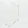 Calcetines de línea gruesa para mujer primavera y verano color puro modernos simples blancos hasta media pantorrilla calcetines otoño e invierno calcetines de felpa medias