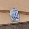 Plata de Ley S999 Colgante de Tigre Año del Tigre doce zodiaco Tigre cumbre Tigre base marca Tigre