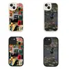 Lirio de Agua Gato Negro Adecuado para Funda de Teléfono Móvil Apple 17 Iphone16Promax Nuevo 13Mini Dibujos Animados 14Pro
