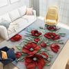 Tapete Grande Customizado para Sala de Estar com Mesa de Centro, Quarto, Estudo, Casa, Lavabo, Piso, Elegante