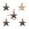 Colgantes Mixtos de Animales Marinos, Conchas de Perla, Estrellas de Mar, Dijes para Decoración de Pulseras, Collares, Aretes W536