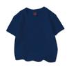 Camiseta de Verão Infantil Manga Curta Algodão Puro Gola Redonda Solta Esportes Jardim de Infância Família de Três Uniformes de Turma Personalizados Camiseta Branca