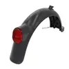 Adecuado para Scooter Fender Mi4Pro Guardabarros Trasero Tablero Impermeable Ensamblaje de 3 Agujeros Juego de Luces Traseras