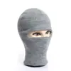 Em estoque atacado chapéu de tricô acrílico de aba larga para ciclismo de furo único, máscara facial de inverno à prova de vento estilo pirata, gorro de lã para esqui