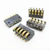 Conector de batería horizontal de 5 pines BC-1-516 paso 3.0 altura 6.0H resorte de cobre de fósforo para batería