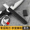 Ferramenta Afiadora de Facas para Reparar e Afiar Facas, Afiador de Pedra Doméstico para Tesouras de Galhos e Frutas, Afiador Rápido de Facas para Tesouras e Facas de Cozinha