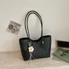 2026 Nova Moda Francesa Versátil Bolsa de Palha Tecida Grande Capacidade Bolsa para o Dia a Dia Versátil Bolsa de Ombro Transversal