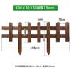 Cerca de Madera Exterior Jardín Cerca Huerto Barandilla de Madera Antiséptica Patio Macizo de Flores Ingeniería Enverdecimiento Partición Cerca de Madera