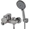 Grifo de Ducha Válvula Mezcladora de Cobre Puro Grifo de Ducha Fría y Caliente Juego de Ducha Grifo Integrado para Baño