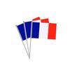 Bandera de mano francesa Top 32 de la Copa del Mundo Bandera de mano 14*21cm Bandera impresa de poliéster No. 8 aficionados animan la bandera