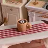 Mini dijes de taza de café de resina estilo retro de sanación, accesorios decorativos DIY hechos a mano, escenografía de caja sorpresa, decoración de fondo
