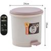 Papelera de pie de gran capacidad con tapa, ideal para uso doméstico, comercial, de lujo, para cocina, dormitorio, sala de estar, baño y aseo.