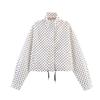 Para Aliexpress Ropa de Mujer Transfronteriza Más Vendida Europea y Americana Set de Chaqueta y Shorts de Lunares