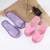 Zapatillas desechables de hotel de estrellas hotel engrosadas antideslizantes transpirables de algodón y lino suela suave zapatillas antideslizantes sandalias de verano al por mayor