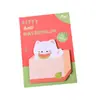 Versión Coreana Caja de Notas Adhesivas Linda Bloc de Notas Gato Nota Adhesiva Estudiante Mensaje Adhesivo