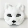 Disfraces de Cosplay de Halloween Accesorios Máscara Facial de Zorro Peluche Simulación Set de Cola Comic Con Máscara de Juego de Rol Femenina