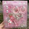 Lbk Caja de Regalo Set de Papelería Temporada de Regreso a Clases Material Escolar para Niños Paquete de Regalo Bolsa de Tela Regalo Promocional