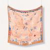 Bufanda Cuadrada Pequeña para Mujer de Estilo Coreano de 53 cm Seda Sarga de Alta Calidad Versátil Decorativa Estampada Bufanda Bufanda Bufanda Bufanda
