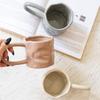 Taza de Cerámica Creativa Simple Hogar Oficina Taza de Cerámica de Gran Capacidad Taza de Café de Cerámica con Asa Grande de Comercio Exterior de Amazon
