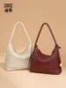 Bolsa Hobo Nova Tecida para Ombro/Axila, Bolsa de Mão Simples Tote Bag para Mulheres, Bolsa Transversal de Design Nicho Casual para o Dia a Dia