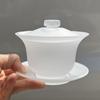 Cuenco de sicai de flor de ciruelo de vidrio resistente al calor hecho a mano con fideos de cáñamo de estilo japonés, juego de té de kung fu, tetera, accesorios para ceremonia del té, taza Fairway