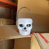 Balde de Abóbora de Halloween Transfronteiriço da Amazon Nova Lanterna de Abóbora Balde de Abóbora Infantil Pote de Doces com Tampa Atacado