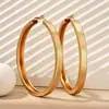 Pendientes de Aro Minimalistas Estilo Japonés y Coreano para Mujer, Joyería de Moda para Adelgazar el Rostro, Brazaletes para Oreja al por Mayor