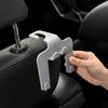 Cubo de basura para coche, tipo colgante, plegable, portátil, multifuncional, con gancho y autoconducción.