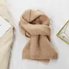 Bufanda de Punto de Color Sólido para Mujer, Nueva de Otoño e Invierno, Gruesa, Cálida, Calentador de Cuello de Gama Alta, Chal Versátil, Cómodo y con Estilo