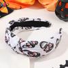 Diadema de Halloween transfronteriza Qiyue, diadema de perlas de diamantes, horquilla de calavera alta para mujer, accesorios para el cabello de cueva de gran sentido, venta al por mayor