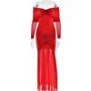 Amazon Primavera Nuevo Vestido Sexy de Tubo de Gama Alta Vestido Largo Moda Elegante Vestido con Costuras Plisadas