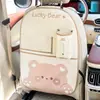 Bolsa de Armazenamento para Carro de Urso Coelho Desenho Animado Fofo Bolsa de Armazenamento para Carro Bolsa de Armazenamento para Encosto de Banco de Carro Prática Multifuncional Atacado