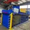 Prensa hidráulica horizontal de acero integral de 160 toneladas para cajas de cartón, sacos tejidos, supersacos, botellas de bebidas y latas