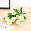 Plantas Aquáticas Simuladas Crisântemo Atacado Engenharia Jardinagem Decoração de Flores Falsas Grama de Plástico Flor Pequena Artificial Margarida