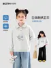 Ropa para Niños Sudadera Casual para Niñas 2026 Otoño Nueva Elegante Camisa Polo Superior para Niños Mayores Atuendo de Otoño de Moda