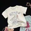 Camiseta de Algodão Fina de Manga Curta para Bebê 2026 Novo Verão Bebê Estilo Coreano Fofa Solta Casual Top Tendência