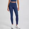 Ju Yi Tang Vestindo Pêssego Quadril Fino Corrida Levantamento de Quadril Exercício Fitness Malha Apertada Bolso Lateral Calças de Ioga