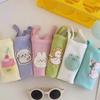 Camisola de Tricô para Bebê Verão Cor Doce Roupa Exterior Versátil Infantil Estilo de Verão Tendência Algodão Puro Amigo da Pele Estilo Versátil