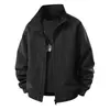 Enbu Primavera y Otoño Nuevo Estilo Americano Moderno High Street Cuello Alto Chaqueta Ropa de Trabajo Holgada Fresca Chaqueta de Béisbol Abrigo
