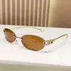 Gafas sin Montura Estilo Naoi Rei Gm para Mujer, Ovaladas de Metal Japonés Aspecto de Alta Inteligencia Lente Plana Marco de Gafas Nudo Y2K