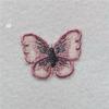 En stock pegatinas de tela bordadas de mariposa degradada zapatos sombrero ropa de princesa accesorios de decoración parche de organza encaje