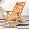 Cadeira dobrável, espreguiçadeira, cadeira para cochilo de adulto, uso doméstico para idosos, cadeira tradicional de bambu de verão, cadeira com encosto para varanda