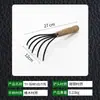 Azada floral de doble propósito, azada pequeña, herramienta de jardinería para cultivar verduras, deshierbar, cavar tierra, uso doméstico en exteriores, cavar brotes de bambú, plantación de verduras en el jardín, rastrillo pequeño