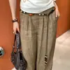 Cuerda de cintura con cuentas de bloques de color retro para mujer, Cinturón tejido a mano de estilo étnico, Accesorio versátil para vestido de Xue Kaiqi
