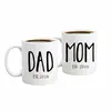 Taza para parejas de venta caliente transfronteriza Día de San Valentín texto amor impresión taza de café para parejas