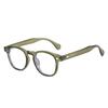 Gafas cuadradas geniales TR90 luz azul espejo plano para hombre nuevo estilo académico con remaches espejo plano gafas para mujer nuevo espejo para computadora