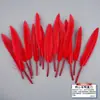 Fábrica direta alta qualidade Cabelo de cisne cor DIY faca reta pena roupa de palco decoração acessórios pena atacado